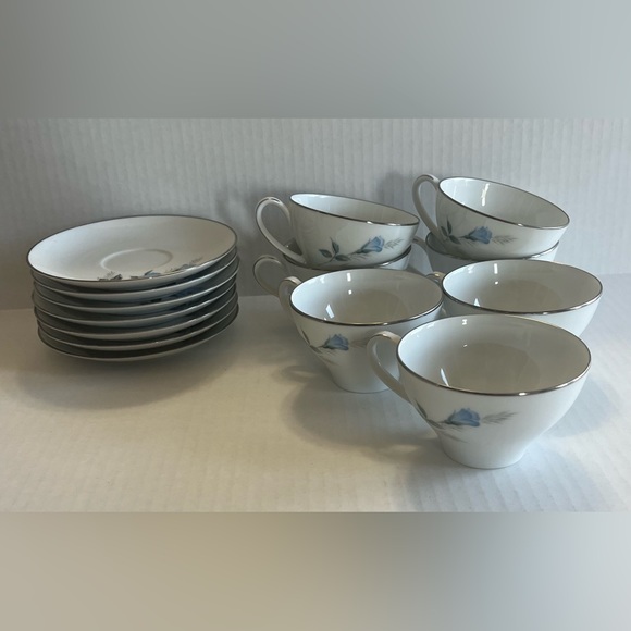 Noritake Sylvia Cups & Saucers. - Picture 9 of 9